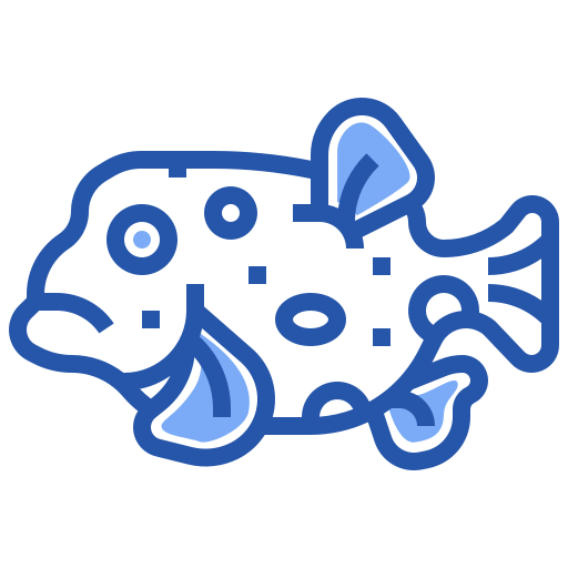 poisson-globe Generic Blue Icône