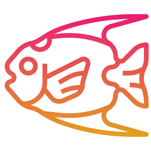 Рыба-ангел Generic Gradient иконка