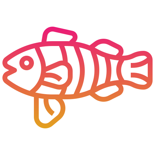 рыба-клоун Generic Gradient иконка
