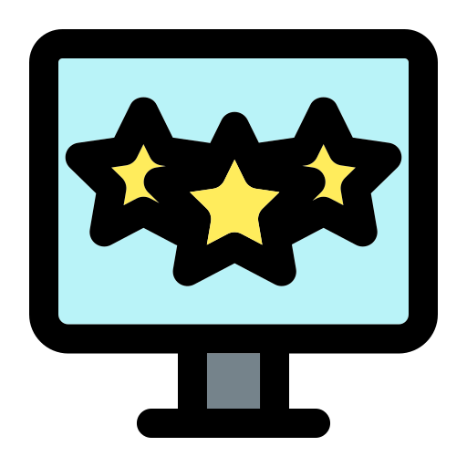 monitor Generic Outline Color icon