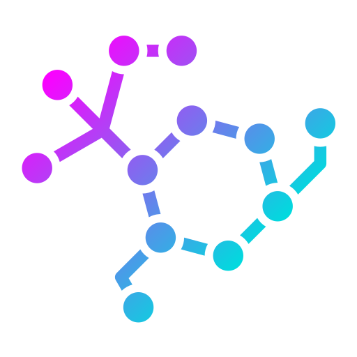Молекула Generic Flat Gradient иконка
