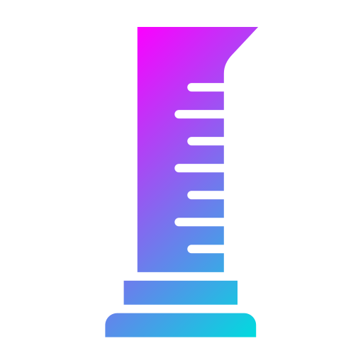 Градуированный цилиндр Generic Flat Gradient иконка