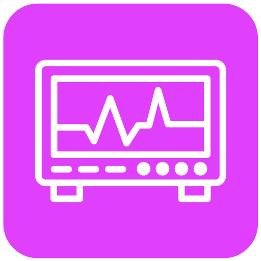 monitor de electrocardiograma Generic Flat icono