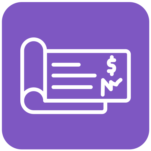 Cheque Generic Flat icon