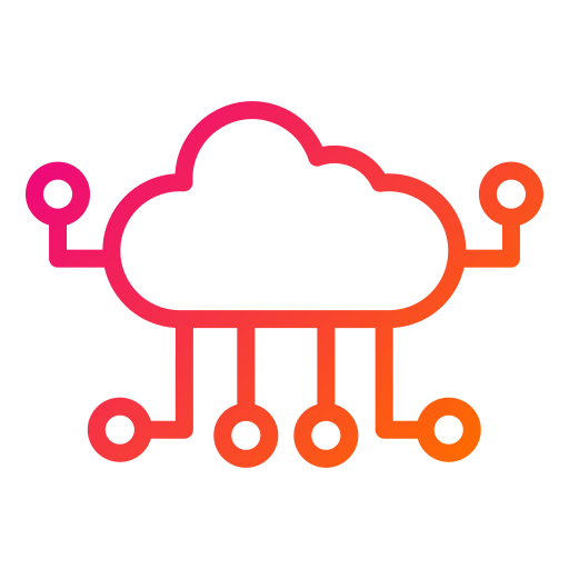 Cloud computing Generic Gradient icon