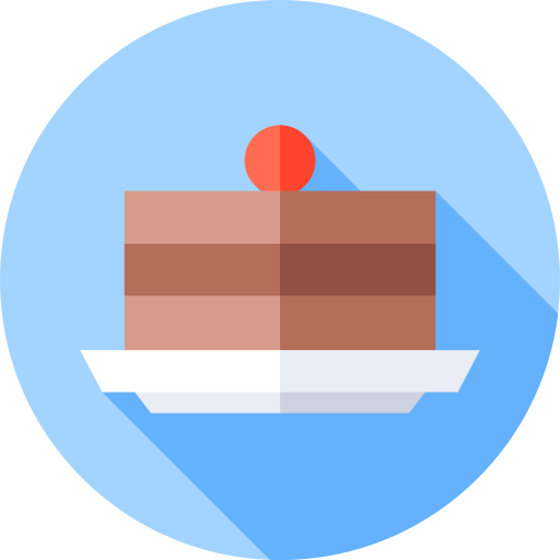 Торт Flat Circular Flat иконка