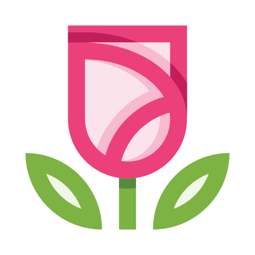 rosa edt.im Flat icono