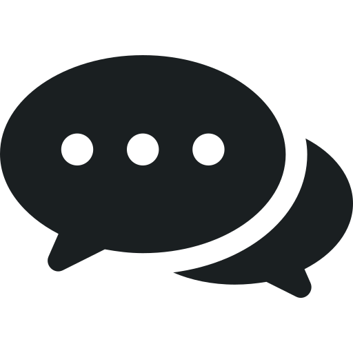 chat Generic Glyph icono