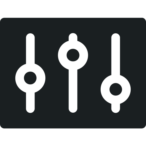 Equalizer Generic Glyph icon