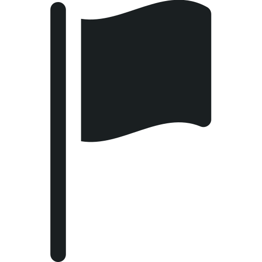 bandera Generic Glyph icono