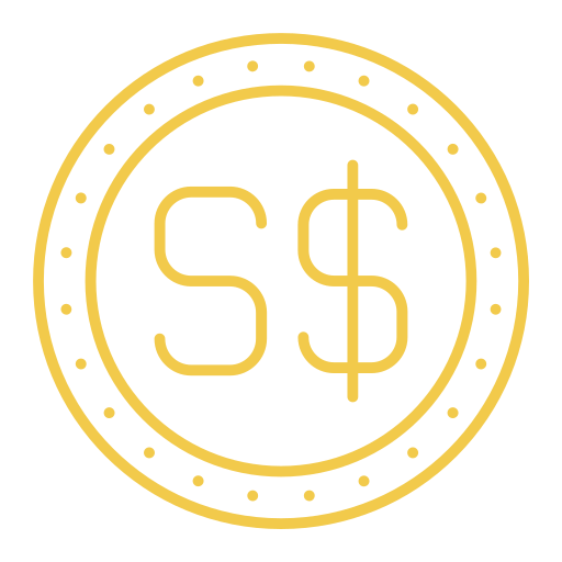 dolar singapurski Generic Simple Colors ikona