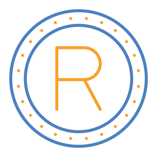 Rand Generic Outline Color icon