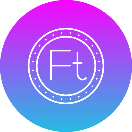 forint Generic Flat Gradient icoon