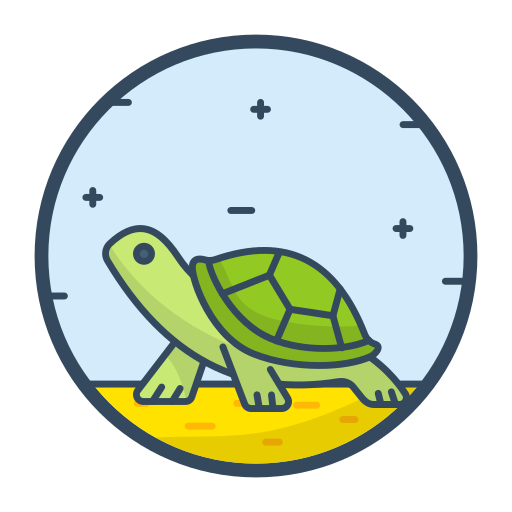 Sea turtle Generic Outline Color icon