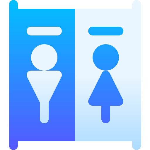 toaleta Basic Gradient Gradient ikona