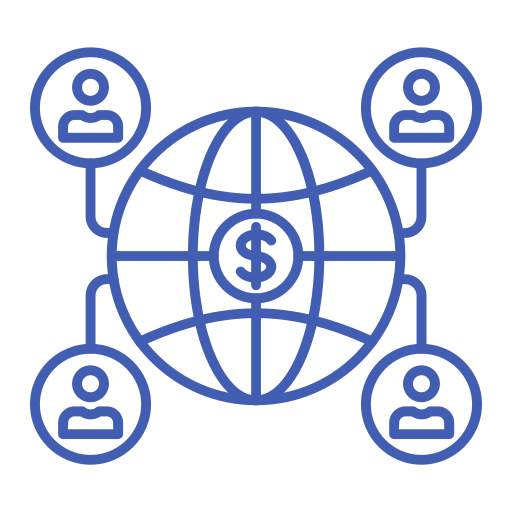 글로벌 연결 Generic Simple Colors icon