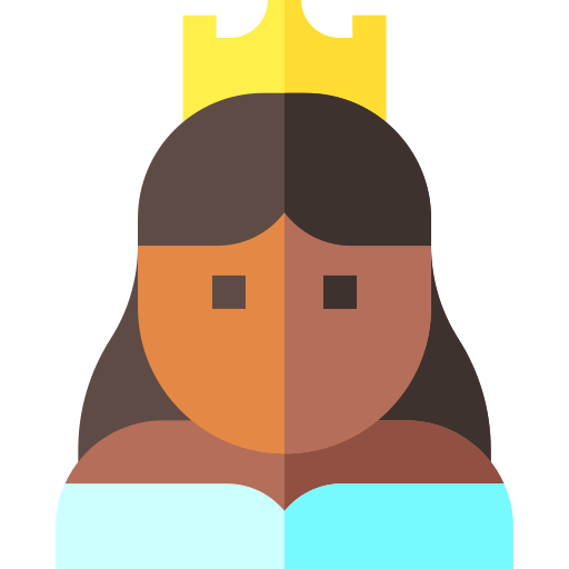 księżniczka Basic Straight Flat ikona
