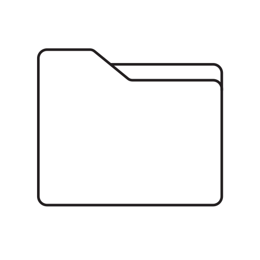 Folder Generic Thin Outline icon