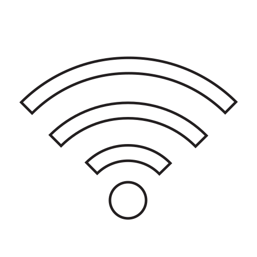 wi-fi Generic Thin Outline Ícone