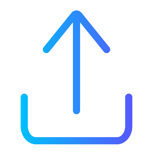 upload-schaltfläche Generic Gradient icon