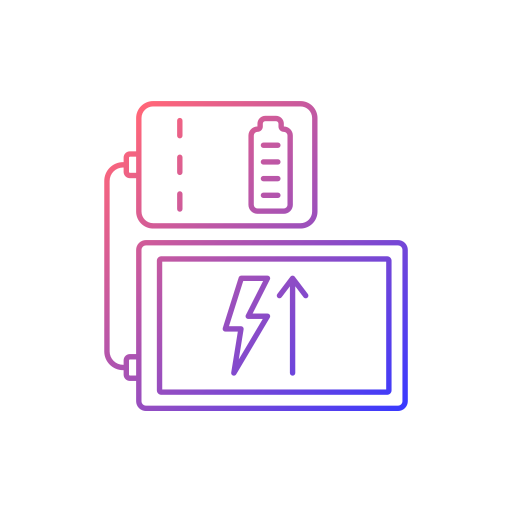 전원 은행 Generic Gradient icon