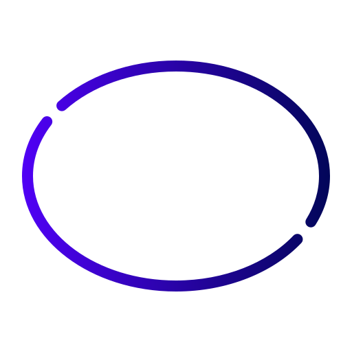 楕円 Generic Gradient icon