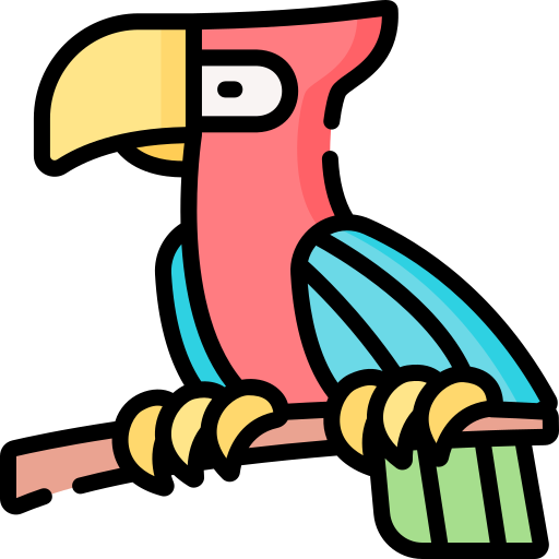 papagaio Special Lineal color Ícone