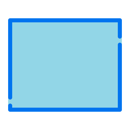 rechteck Generic Blue icon
