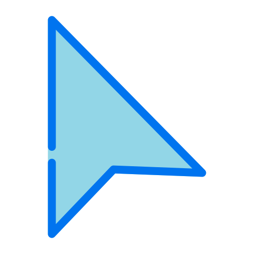 カーソル Generic Blue icon