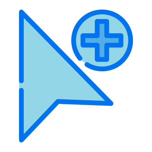 auswahl hinzufügen Generic Blue icon