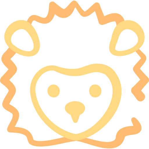 Hedgehog Basic Hand Drawn Color icon