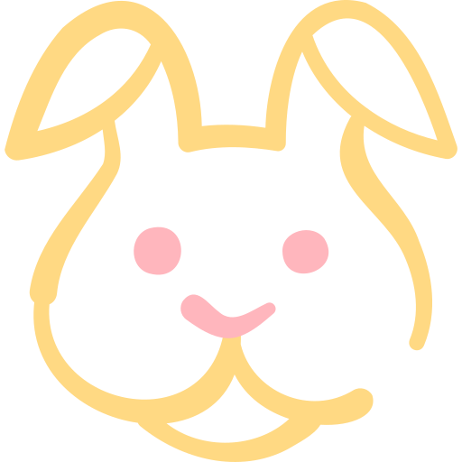 Rabbit Basic Hand Drawn Color icon