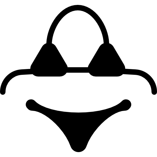 dwuczęściowy strój kąpielowy  ikona