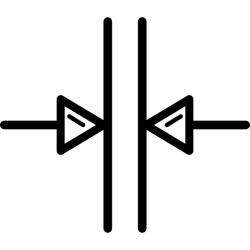 두 개의 커넥터 화살표  icon