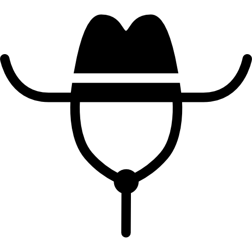 cappello da cowgirl  icona