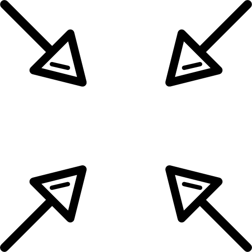 flechas de contrato  icono