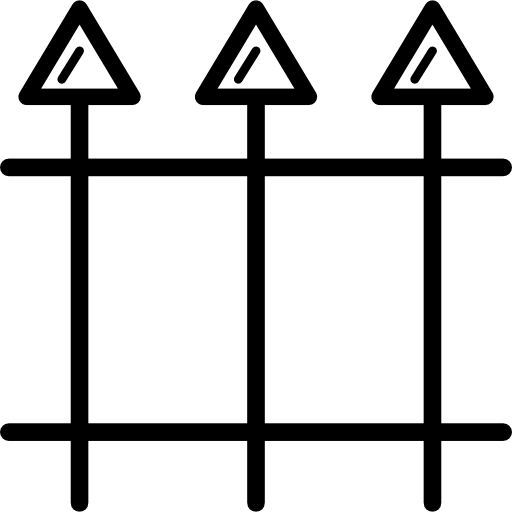 tres flechas hacia arriba  icono