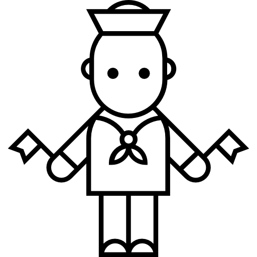 Sailor with Flags  icon
