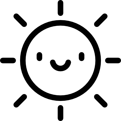 glückliche sonne Special Lineal icon