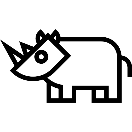 rinoceronte  icono