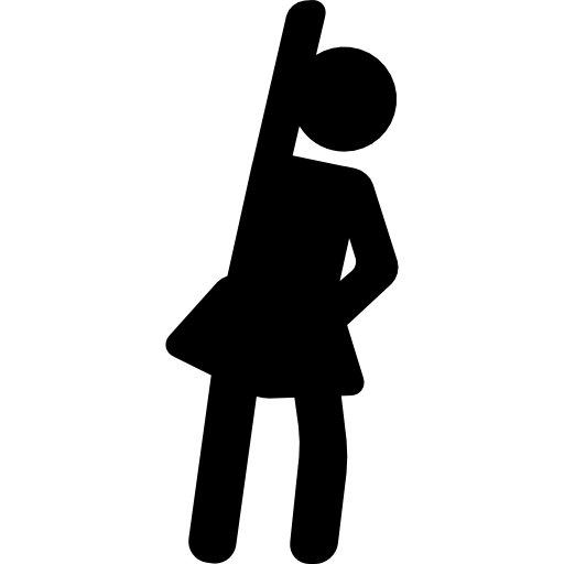 frau trainieren  icon