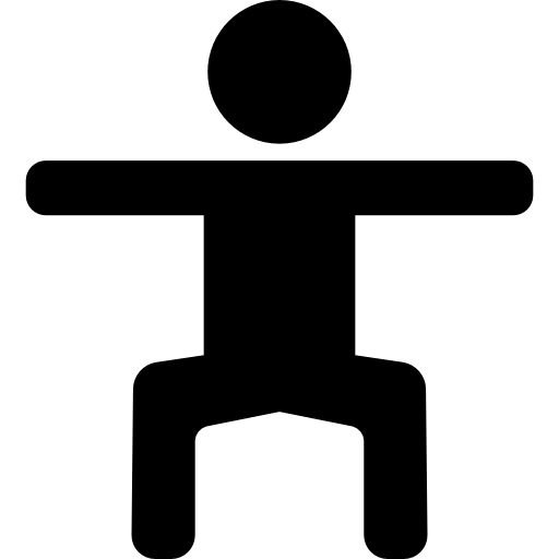 ejercicio de hombre  icono