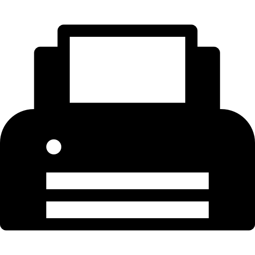 Printer with Paper  icon