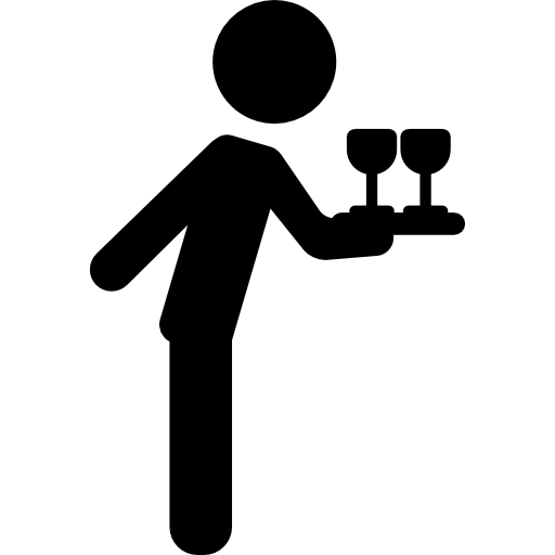 sirviendo bebidas  icono