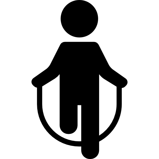 縄跳びをする男性  icon