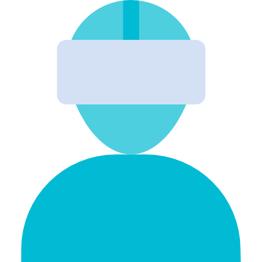 realidad virtual Kiranshastry Flat icono