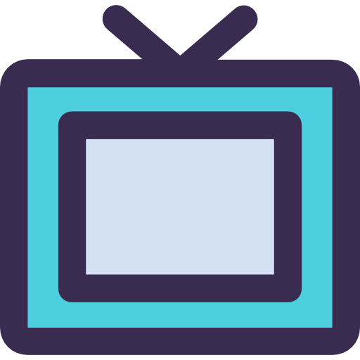 Телевидение Kiranshastry Lineal Color Blue иконка