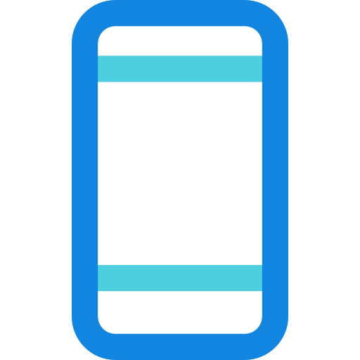 Smartphone Kiranshastry Lineal Blue icon