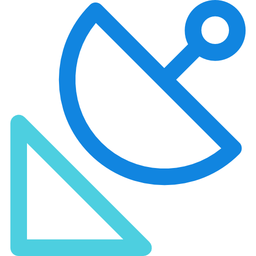 パラボラアンテナ Kiranshastry Lineal Blue icon
