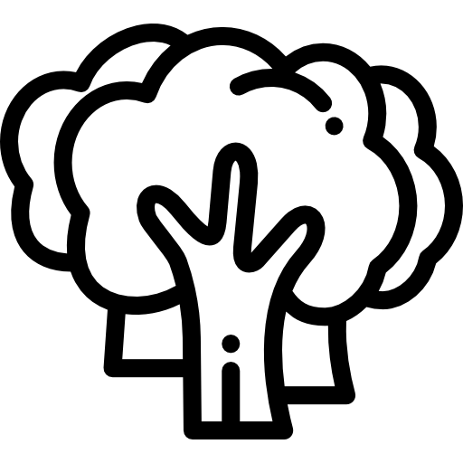 森 Detailed Rounded Lineal icon